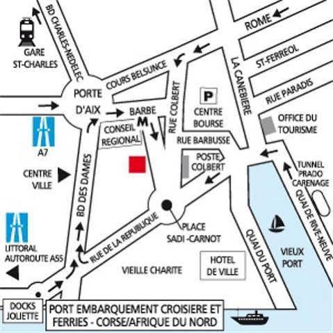 B&B Hotel Marseille Centre Vieux Port Luaran gambar